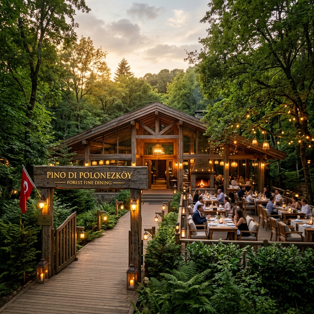 Polonezköy ormanları arasında Ala Geyik Restaurant